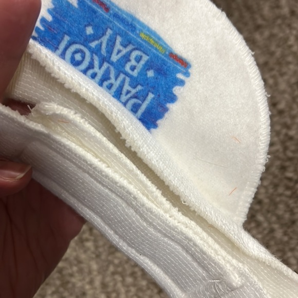 NWOT Captain, Morgan’s parrot bay Rum White Terry cloth Visor sun beach hat cap - Picture 3 of 3